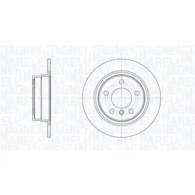 Disco de freno MAGNETI MARELLI 361302040733 Compra Hoy
